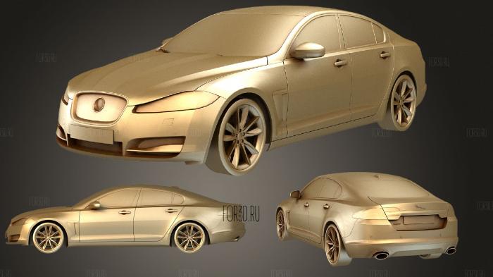 Jaguar Luxurycar stl model for CNC